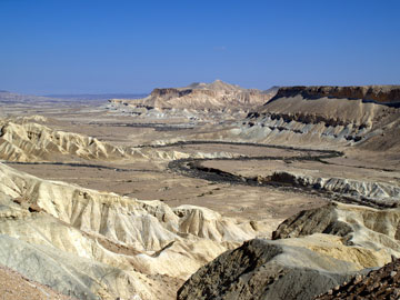 Zin Valley in the Negev Desert of Israel