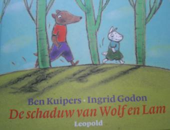 de schaduw van wolf en lam voorkant