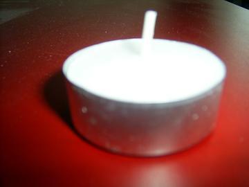 één waxinelichtje één waxinelichtje