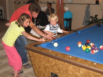 samen poolbiljart spelen