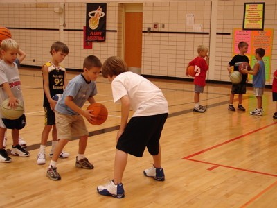 basketballen, triple threat position