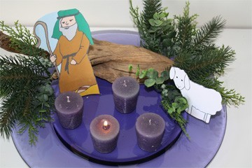 advent eerste zondag, herders en schaapje