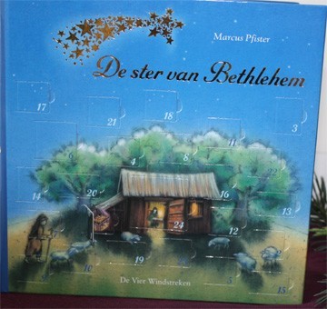 de ster van Bethlehem, adventskalender