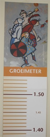 groeimeter, detail