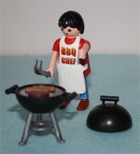 papa achter de barbecue papa achter de barbecue