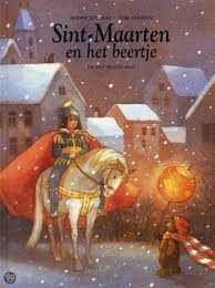 Sint Maarten en het beertje voorkant prentenboek