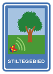 stilte gebied bordje