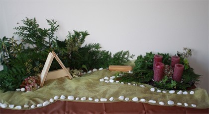 beginopstelling kijktafel Advent Nu zijt Wellekome beginopstelling kijktafel Advent Nu zijt Wellekome