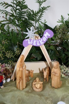 Kijktafel Kerst NZW Jezus in de kribbe