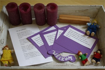 benodigdheden Adventskijktafel NZW benodigdheden Adventskijktafel NZW