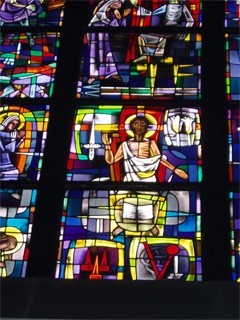 gebrandschilderd raam met christus gebrandschilderd raam met christus