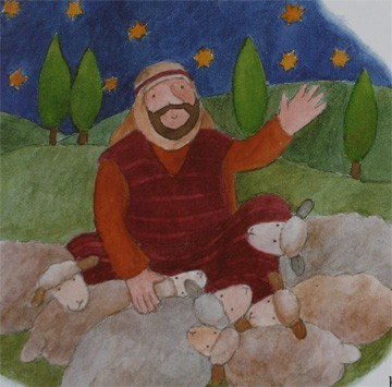 rondje wereld kerstverhalen: herders met schapen