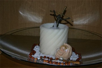 parel in Gods hand, kijktafel van meisje van tien parel in Gods hand, kijktafel van meisje van tien