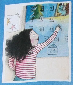 kind bij adventskalander kind bij adventskalander