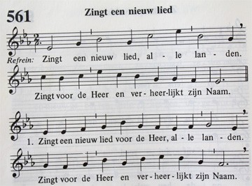 zingt een nieuw lied alle landen