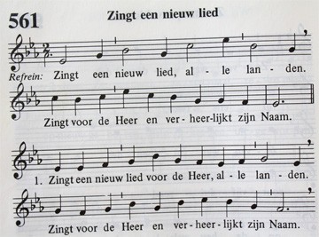 zingt een nieuw lied alle landen