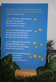 Adventskaart dichtbij Adventskaart dichtbij