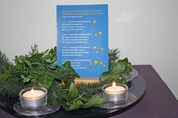 Adventskaart uit koffertje Adventskaart uit kofferrtje