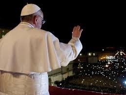 Paus Fransiscus op de dag van zijn verkiezing