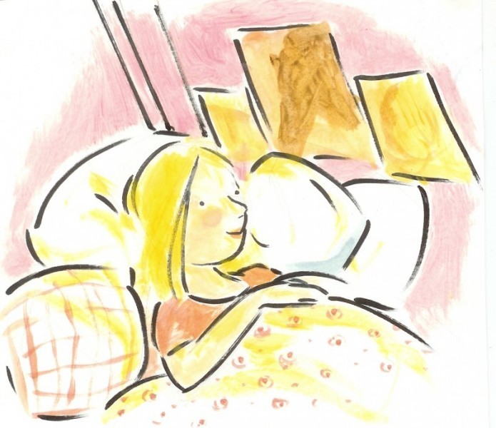 Brenda in bed Brenda in bed