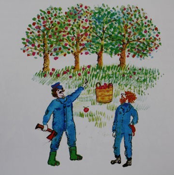 de appelboom uit hoor eens even