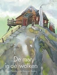 De man in de wolken voorkant