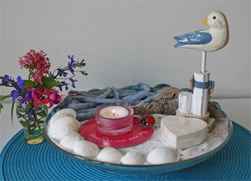 Kijktafel Buiten-kans, zee en strand Kijktafel Buiten-kans, zee en strand