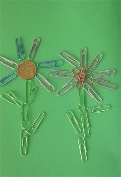 paperclips bloemen 'fotokunst' paperclips bloemen 'fotokunst'