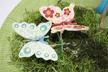 pop-up vlinders detail
