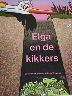 prentenboek elga en de kikkers voorkant