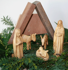 Kijktafel-Kerst-kerstgroep-eenvoudig-op-schaal-van-advent-pakjes-IMG 9734