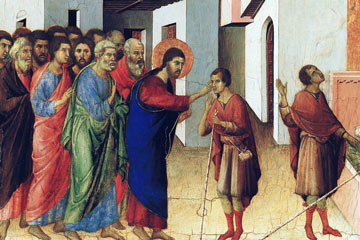 T Jesus heals the blind