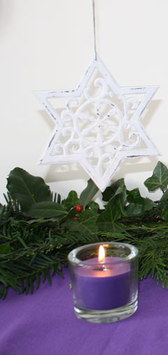 Adventstak eerste witte ster IMG 0807