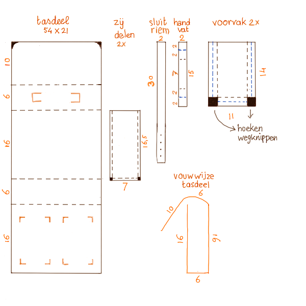 afb 2 tasknutsel werktekening maten