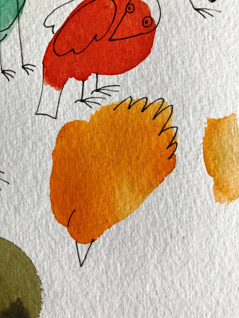 Oranje vogel 2