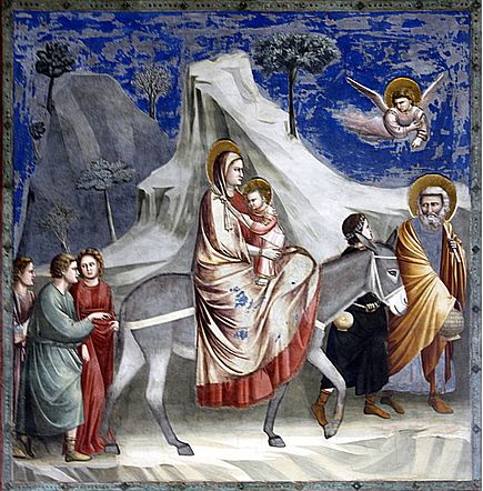 flight into egypt capella dei scrovegni padua 2016