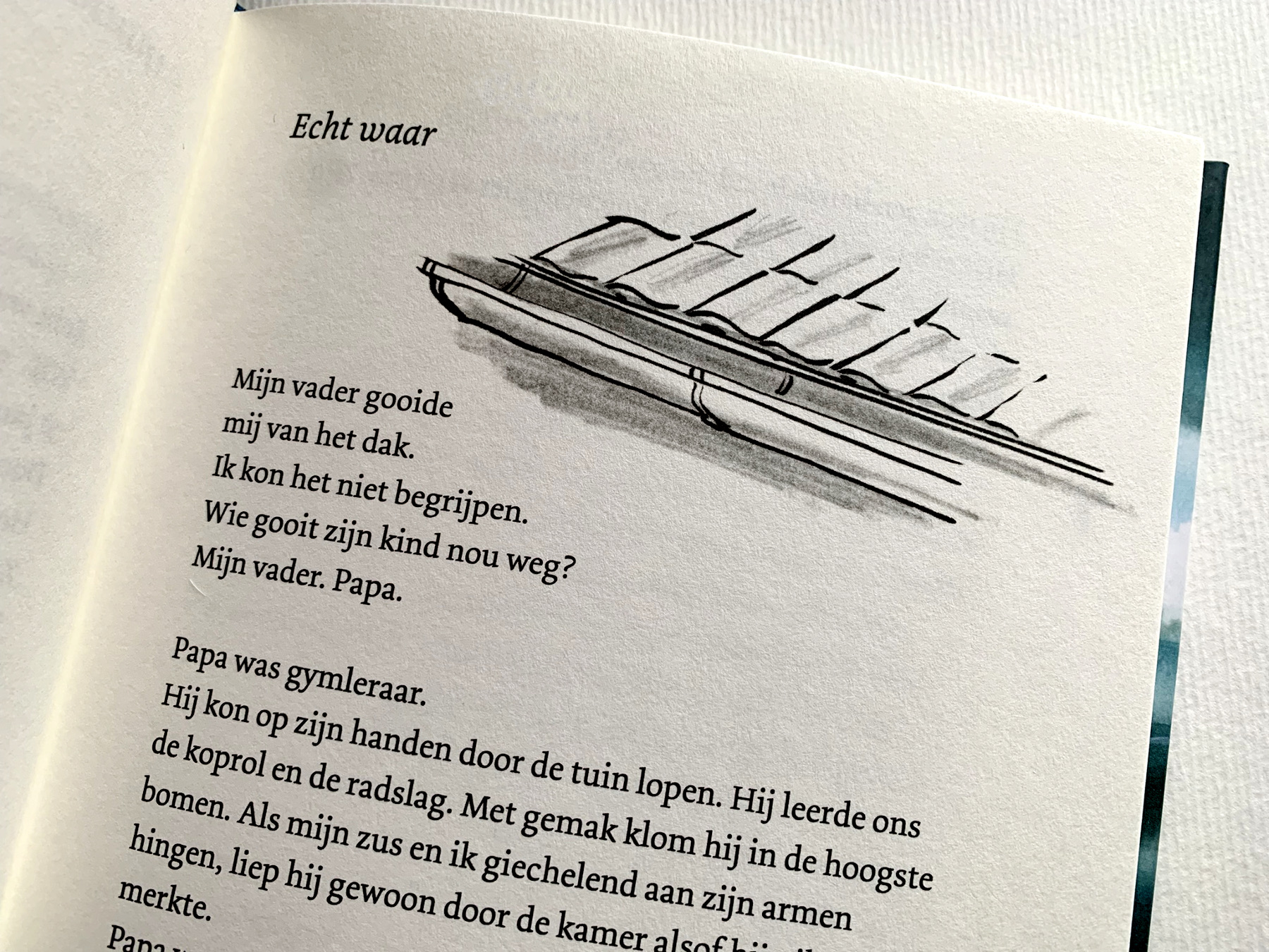 zee kwam door de brievenbus