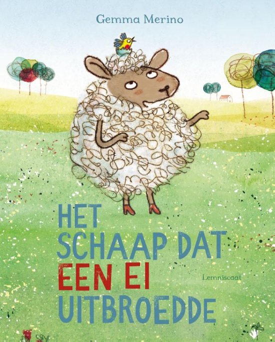 cover het schaap dat een ei uitbroedde