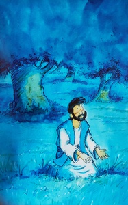 jezus bidt getsemane